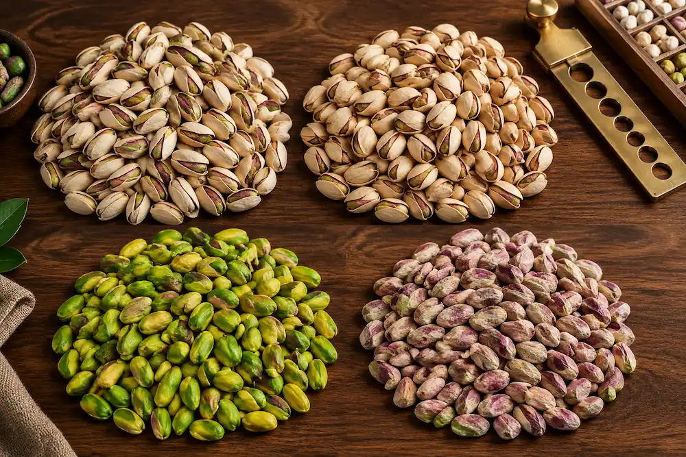 ارقام و گرید پسته